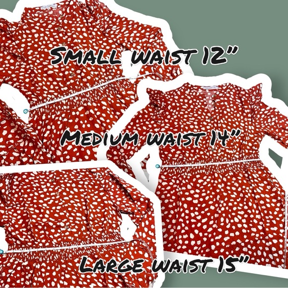 🎉HP🎉 NWT MS. SPARKLiNG Red and White Polka Dot Mini Ruffle Dress. Various Sizes - Picture 8 of 14